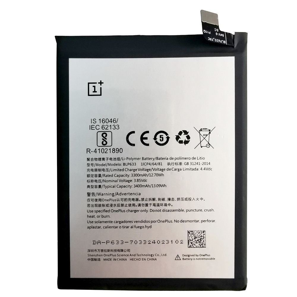 Батарея OnePlus BLP633 3400mAh OnePlus 3T A3010