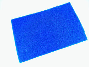 Фільтрувальний синтепон, 45х30х2 см, (синій). Для тонкого механічного очищення акваріумної води