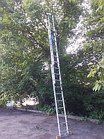 Драбина 3х10 КРОК, алюмінієва, фото 4