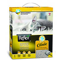 Бентонитовый наполнитель для кошачьего туалета REFLEX CLINIC свежий аромат  6л (5,1 кг)