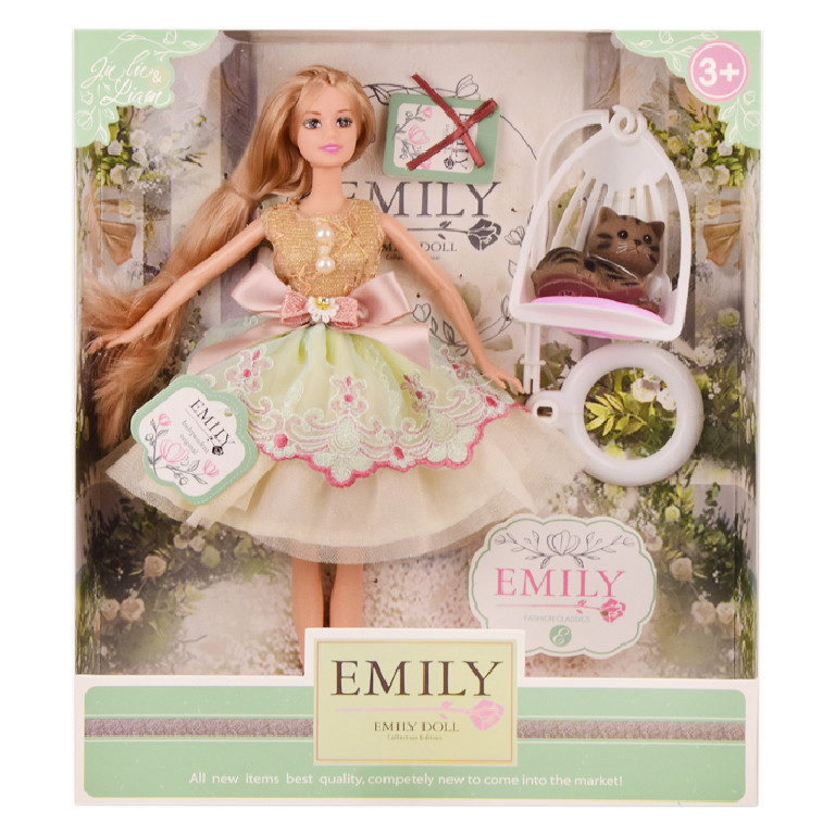 Лялька hotdeal "Emily" QJ088C з аксесуарами, 29 см, фото 1