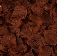 Набір коричневих пелюсток троянд - 100шт.