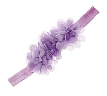 Дитяча пов'язка на голову 38-54 см бузковий