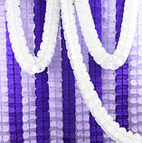 Гірлянда розтяжка паперова 3 м 16 на 11 см синій, фото 6