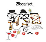 Бутафорія для свята унісекс 25 деталей one size різнобарвний, фото 2