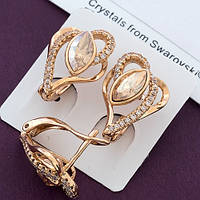 Сережки Xuping з камінням SWAROVSKI