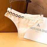 Стрінги з високою талією жіночі 42-44 бежевий, фото 4