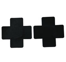 Наліпки на груди Хрест one size чорний