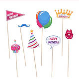 Фотобутафорія для фото для свята 22 деталі різнобарвний, фото 3