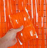 Дощик для фотозони 2 м на 1 м помаранчевий, фото 2