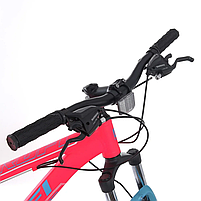 Велосипед "BELLE" PROF1 G26BELLE A26.1 26 д. Алюм.рама 17 ", SHIMANO 21SP, алюм.DB, FW TZ500, малиново-білий, фото 3