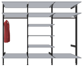 Гардеробна система 2484 (21/800/21/800/21/800/21) *550*Н2030, фото 1