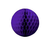 Шар бумажный "Соты" - 5см фиолетовый