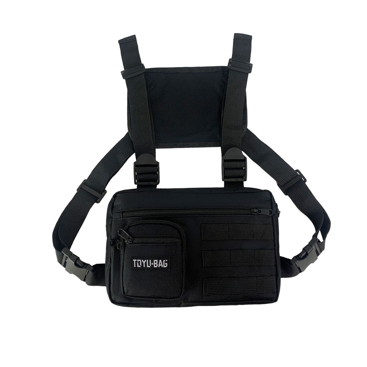 Нагрудна сумка TOYU BAG 6065 чорна, фото 1