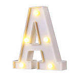 Об'ємна літера А led маленька 16 на 14 см білий, фото 2