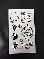 Флеш тату для дітей - розмір наклейки 10*6см