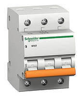 Автовыключатель SCHNEIDER ВА63 3P 20A C 11224