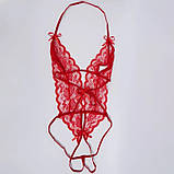 Пеньюар жіночий еротичний червоний - розмір універсальний (42-46р.), фото 4
