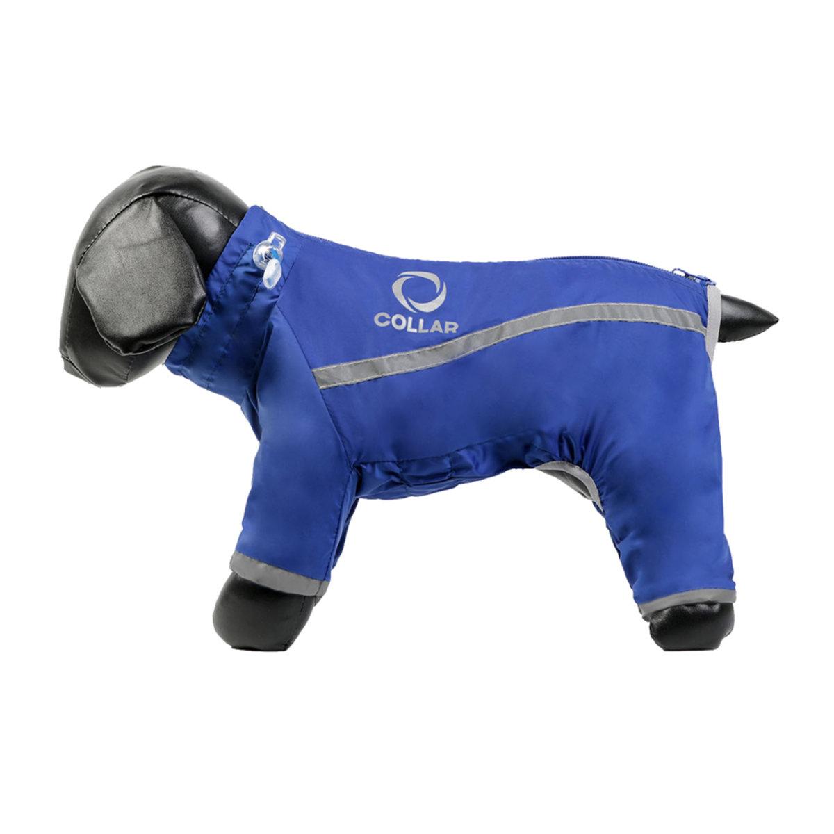 Дождевик COLLAR для собак, для французского и мини английского бульдога, М 34 COLLAR, синий - фото 2 - id-p1818802599