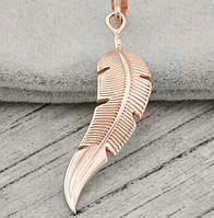 Кулон Перо Xuping для ланцюжка до 3мм, розмір 42*9мм, позолота РО