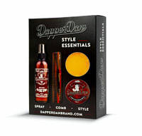 Подарочный набор Dapper Dan Style Essentials Gift Set (Sea Salt spray, гребень, Deluxe Pomade)