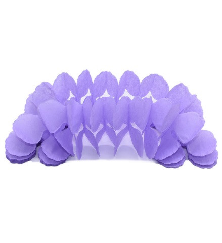 Гірлянда розтяжка паперова 3 м 16 на 11 см бузковий, фото 1