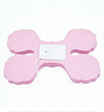 Гірлянда розтяжка паперова 3 м 16 на 11 см рожевий, фото 2