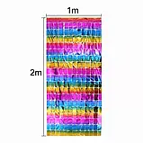 Дощик для фотозони кубиками 2 м на 1 м різнобарвний, фото 2