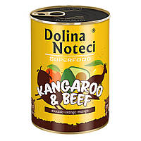 Консерва Dolina Noteci Superfood для собак с мясом кенгуру и говядины - 400 гр