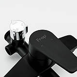 Душова система Frap F2429, вилив - перемикач на лійку, 5 режимів, чорний, фото 3