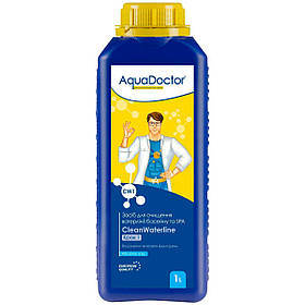 AquaDoctor CW CleanWaterline миючий засіб для ватерлінії басейну та СПА Крок 1, 1 літр