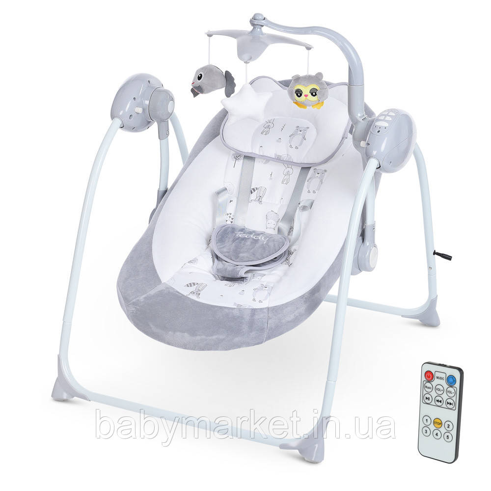 Качели El Camino TEDDY ME 1075 (gray animals), фото 1