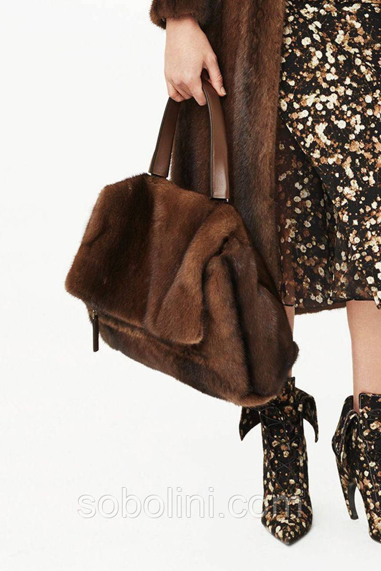 Модні стильні сумки з хутра, фото 1