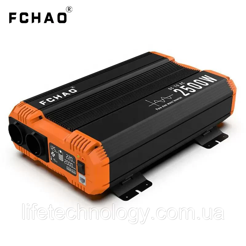 Инвертор FCHAO 2500Вт 12-220В С Чистой Синусоидой Преобразователь