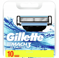 Gillette Mach 3 Start Джілет Мач 3 леза 10шт. змінні касети