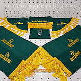 Комплект штор на кабіну МТЗ МК (зелені), фото 5