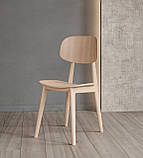 Дерев’яний стілець "Lula" з натурального дерева для кафе, бару, ресторану та готелю, фото 4