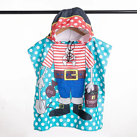 Пляжний рушник пончо 62*60 см (21061)