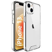 Чехол накладка Space Collection для Apple iPhone 13 Transparent прозрачный