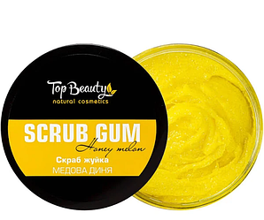 Скраб жуйка Top beauty Scrub Gum Honey Melon Медова диня 350 г