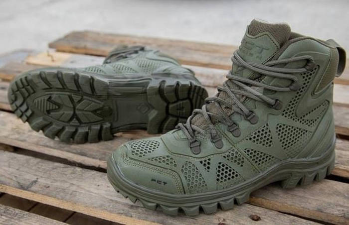 Купить Тактичні ботінки Талан з перфорацією літні олива, цена 4320 грн ...