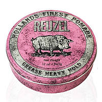 Воск Reuzel Pink Grease Heavy Hold Pomade 340 г