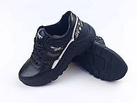 Женская обувь черные кроссовки из натуральной кожи для девушек 37 размер распродажа