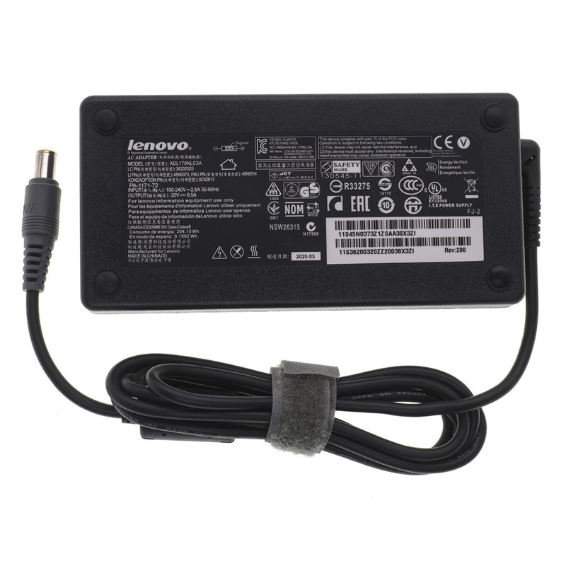 Оригинальный Блок Питания для Ноутбука LENOVO 20V, 8.5A, 170W, 7.9*5.5 ...