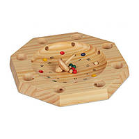 Деревянная настольная игра Тирольская рулетка для детей и взрослых, от 2 игроков, 3 x 28 см