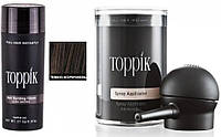 Загуститель для волос Toppik (Dark Brown) Темно-коричневый + Насадка-распылитель Toppik