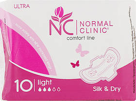 Прокладки для критичних днів Normal Clinic Comfort ultra NCF03B  3к, 10шт, silk&dry, 240 мм (3800213302857)