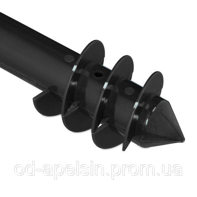 Грунтовый держатель для пляжного зонта, пластик, черный - фото 7 - id-p1818941874