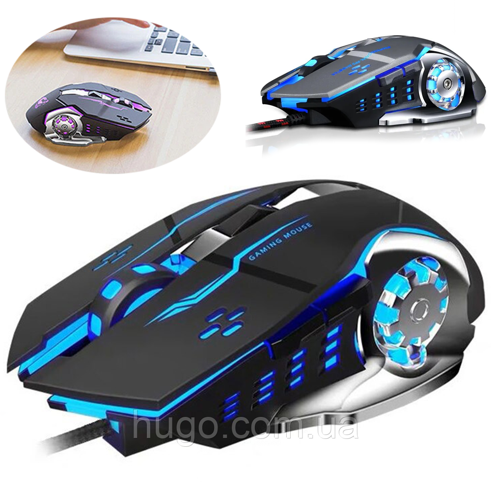 Купить Мышка для компьютера X1 / Проводная игровая мышь с RGB ...