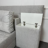 Диван-ліжко трансформер в тканині купити, фото 9